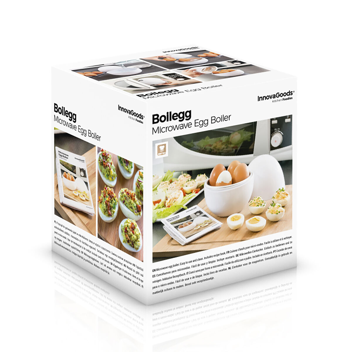 Cuecehuevos para Microondas con Recetario Boilegg InnovaGoods - Vista 5